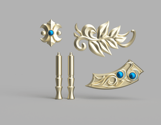Menphina's Small Accessories [3D Print Files] 3D Files cosplay DangerousLadies