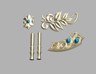 Menphina's Small Accessories [3D Print Files] 3D Files cosplay DangerousLadies