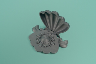 Mermaid Melody Microphone and Shell Locket