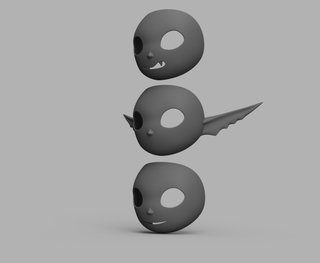 Midna's Imp Face [3D Print Files] 3D Files cosplay DangerousLadies