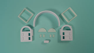 Miku Hatsune's Headset and Hair Accessories [3D Printed Kit] 3D Printed Kit cosplay DangerousLadies