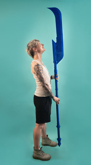 Mira's Gok - do Curved Moon Sword [3D Printed Kit] 3D Printed Kit cosplay DangerousLadies