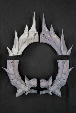 Moebius Moonblade Chakram Rings [3D Printed Kit]