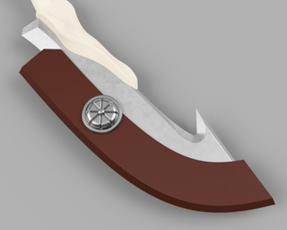 Monster Hunter Carving Knife [3D Print Files] 3D Files cosplay DangerousLadies