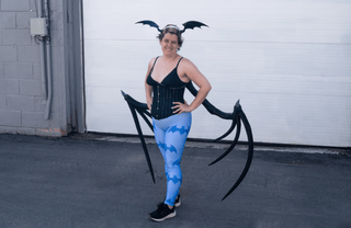 Morrigan's Back and Head Wings Kit [3D Printed Kit] 3D Printed Kit cosplay DangerousLadies