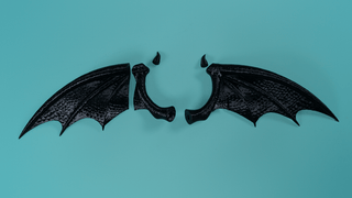 Morrigan's Back and Head Wings Kit [3D Printed Kit] 3D Printed Kit cosplay DangerousLadies