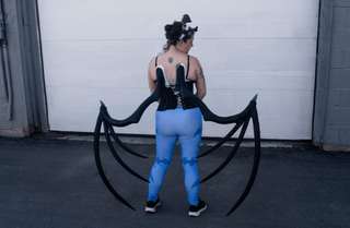 Morrigan's Back and Head Wings Kit [3D Printed Kit] 3D Printed Kit cosplay DangerousLadies