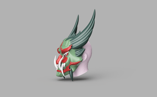 Mu Qing Mask [3D Print Files] 3D Files cosplay DangerousLadies
