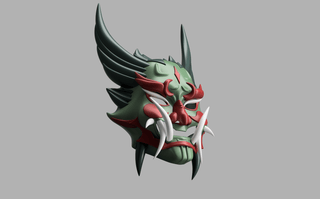 Mu Qing Mask [3D Print Files] 3D Files cosplay DangerousLadies