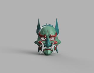 Mu Qing Mask [3D Print Files] 3D Files cosplay DangerousLadies
