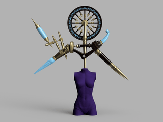 Nymeia's Spinning Wheel [3D Print Files] 3D Files cosplay DangerousLadies