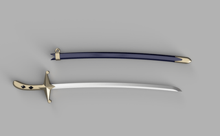 Officer's Academy Sword [3D Print Files] 3D Files cosplay DangerousLadies