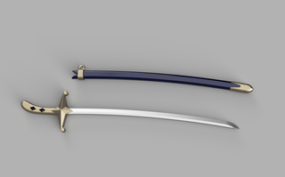 Officer's Academy Sword [3D Print Files] 3D Files cosplay DangerousLadies