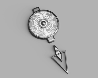 Old Au Ra Brooch [3D Print Files] 3D Files cosplay DangerousLadies