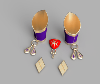 Orchel's Cat Mask and Accessories [3D Print Files] 3D Files cosplay DangerousLadies