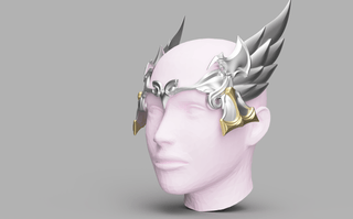 Paladin's Creed Headdress [3D Print Files] 3D Files cosplay DangerousLadies