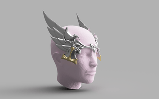 Paladin's Creed Headdress [3D Print Files] 3D Files cosplay DangerousLadies