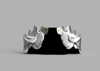 Paladin's Gallant Pauldrons [3D Print Files] 3D Files cosplay DangerousLadies