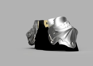 Paladin's Gallant Pauldrons [3D Print Files] 3D Files cosplay DangerousLadies