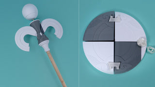 Palutena's Staff and Shield [3D Printed Kit] 3D Printed Kit cosplay DangerousLadies