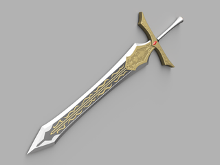 Partisan Sword [3D Print Files] 3D Files cosplay DangerousLadies