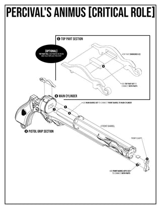 Percy's Animus Pepperbox [3D Print Files] 3D Files cosplay DangerousLadies