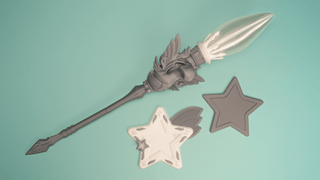 Pictomancer's Chocobo Brush [3D Printed Kit] 3D Printed Kit cosplay DangerousLadies