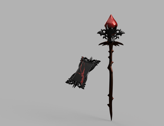 Pictomancer's Hellhound Brush [3D Print Files] 3D Files cosplay DangerousLadies