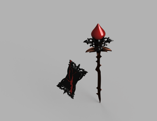 Pictomancer's Hellhound Brush [3D Print Files] 3D Files cosplay DangerousLadies