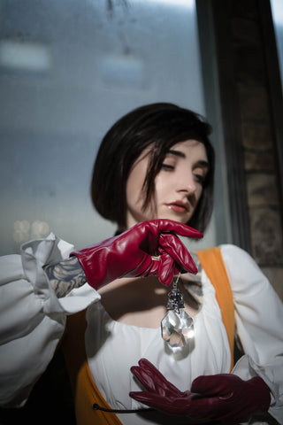 Princess Garnet's Crystal Necklace [Brass + Silver Plating] Jewelry cosplay DangerousLadies