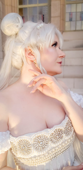 Princess Serenity's Earrings [Brass + Gold Plating] Jewelry cosplay DangerousLadies