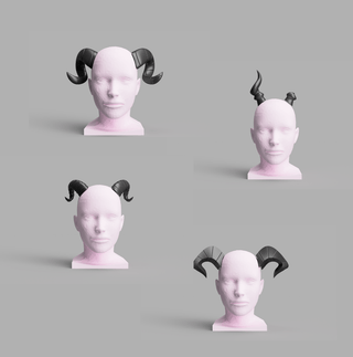 Project SEKAI Horns for Ena, Kanade, Mafuyu, Mizuki [3D Print Files] 3D Files cosplay DangerousLadies