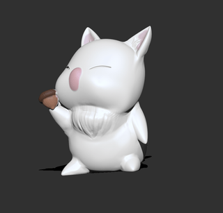 Pudding the Moogle [3D Print Files] 3D Files cosplay DangerousLadies