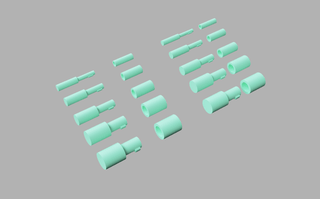 PVC Pipe Connectors with Twist Locks [3D Print Files] cosplay DangerousLadies