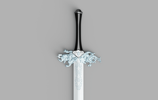 Qifrey's Raincleaver Sword [3D Print Files] 3D Files cosplay DangerousLadies