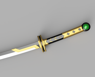 Raphtalia's Katana and Sheath [3D Print Files] 3D Files cosplay DangerousLadies