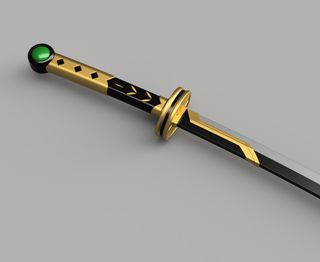 Raphtalia's Katana and Sheath [3D Print Files] 3D Files cosplay DangerousLadies