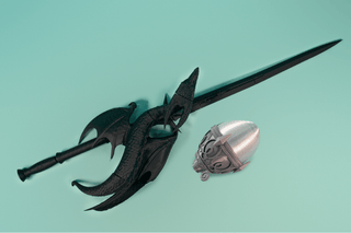 Red Mage's Wild Rose Rapier [3D Printed Kit] 3D Printed Kit cosplay DangerousLadies