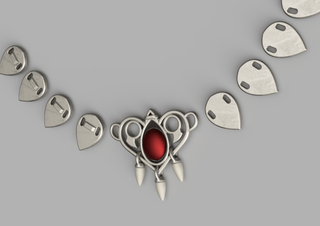 Rhaenyra's Scale Necklace [3D Print File] 3D Files cosplay DangerousLadies