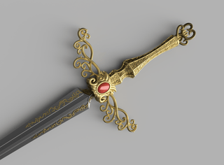 Rogier's Rapier [3D Print Files] 3D Files cosplay DangerousLadies