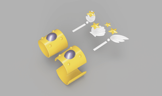 Sailor Aluminum Siren's Accessories [3D Print Files] 3D Files cosplay DangerousLadies