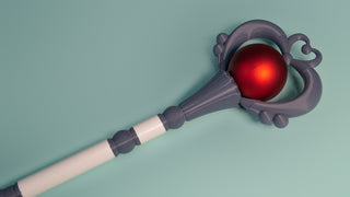 Sailor Pluto's Garnet Rod or Talisman [3D Printed Kit] 3D Printed Kit cosplay DangerousLadies