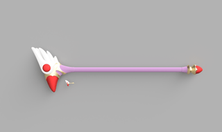 Sakura's Sealing Wand [3D Print Files] 3D Files cosplay DangerousLadies