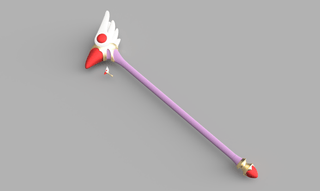 Sakura's Sealing Wand [3D Print Files] 3D Files cosplay DangerousLadies