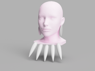 San's Mononoke Claws and Earrings [3D Print Files] 3D Files cosplay DangerousLadies