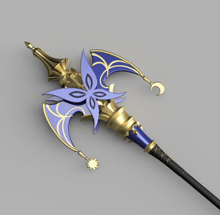 Saryu's Festival Witch Staff [3D Print Files] 3D Files cosplay DangerousLadies