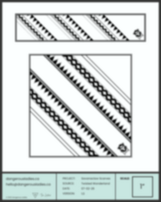 Savanaclaw Scarves [Digital Pattern] Embroidery + Patterns cosplay DangerousLadies