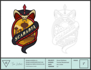 Scarabia Dorm Emblem [Digital Pattern] Embroidery + Patterns cosplay DangerousLadies