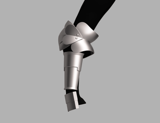 Scarlett's Arm Armour [3D Print Files] Embroidery + Patterns cosplay DangerousLadies