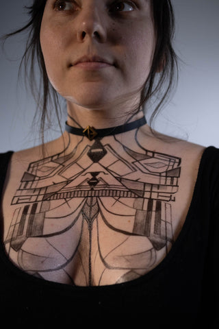 Sciel's Chest Tattoo Tattoos cosplay DangerousLadies